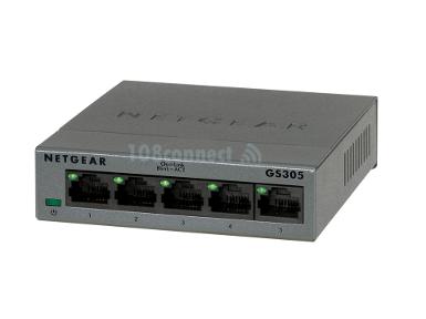 NETGEAR GS305 5-Port Unmanaged Switches Gigabit Ethernet Switch