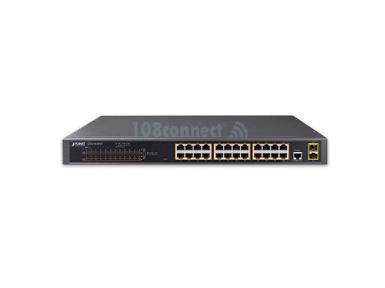 PLANET GS-4210-24T2S 24-Port 10/100/1000T + 2-Port 100/1000X SFP Managed Switch