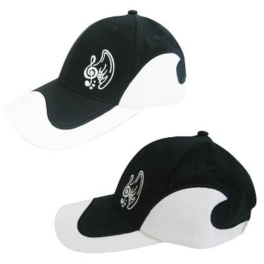 หมวกแก๊ปตัดต่อข้าง ปักกุญแจซอลมีปีก