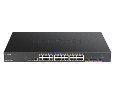 D-LINK DGS-1250-28XMP 28-Port 10-Gigabit Smart Managed PoE Switch