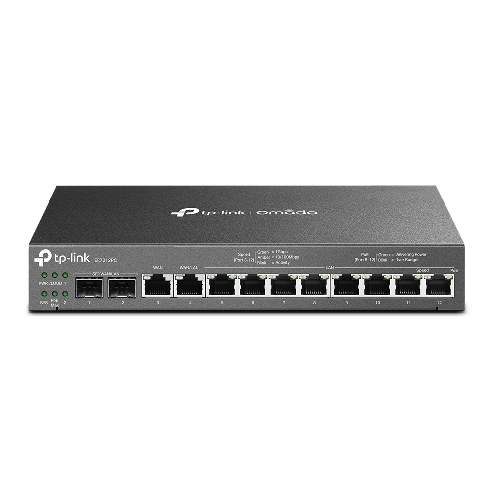 TP-LINK ER7212PC Gigabit VPN Router with PoE+ Ports