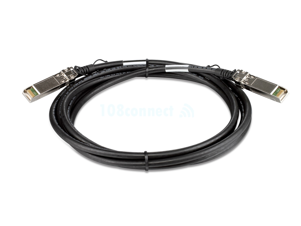 D-LINK DEM‑CB300S 10-GbE SFP+ 3m Direct Attach Cable for all D-Link 10GbE switches