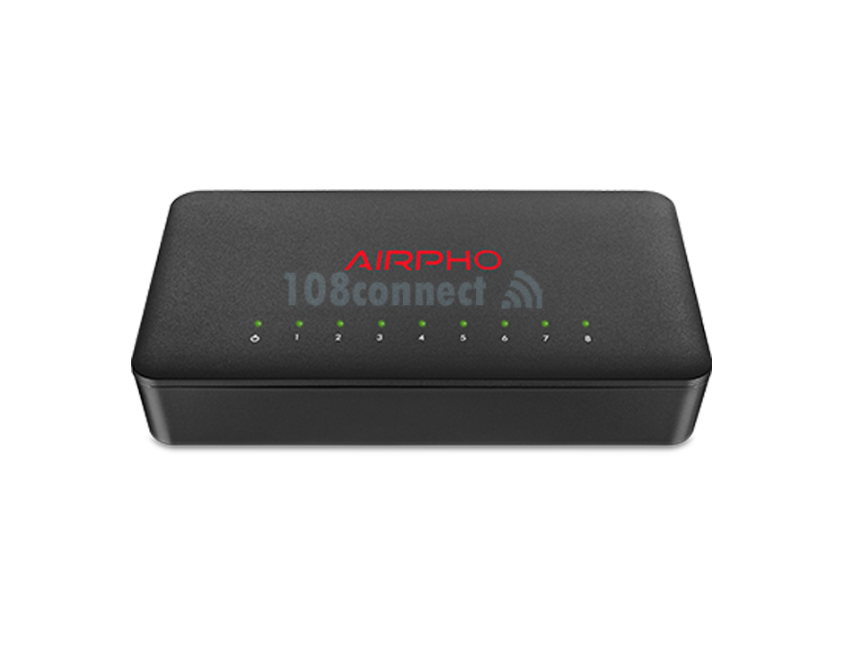 AIRPHO AR-FS108 8-Port 10/100Mbps Desktop Switch