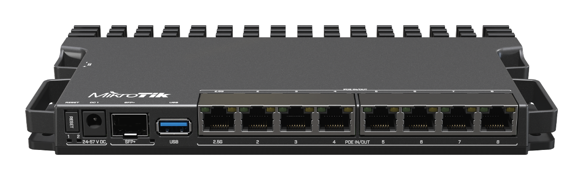 Mikrotik RB5009UPr+S+IN 7-Port Gigabit Ethernet + 1-Port SFP+ (1/10G) PoE Out Port 1-8 (802.3af/at)