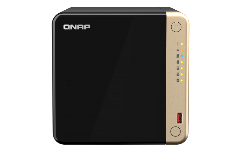 QNAP TS-464-4G 4-Bay desktop NAS, Intel? Celeron? N5105/N5095 quad-core