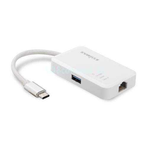 EDIMAX EU-4308 USB-C to 3-Port USB 3.0 Gigabit Ethernet Hub