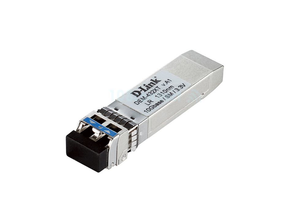 D-LINK DEM-432XT 10GBASE-LR (Duplex LC) Single-mode SFP+ Transceiver, 10km