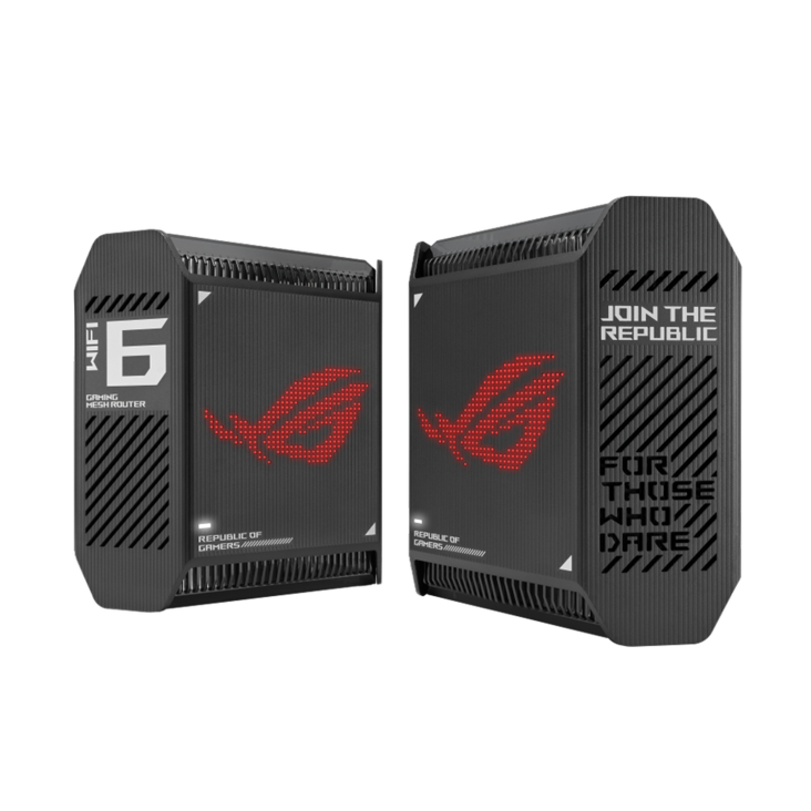 ASUS ROG Rapture GT6 (Pack2) AX10000 Tri-Band WiFi 6 Gaming Mesh WiFi System.