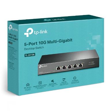 TP-LINK TL-SX105 5-Port 10G Multi-Gigabit Desktop Switch