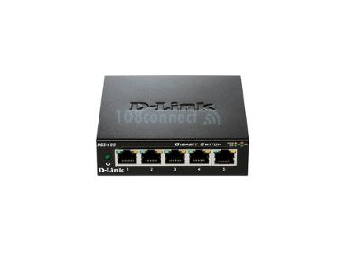 D-LINK DGS-105 5-Port Gigabit Unmanaged Desktop Switch