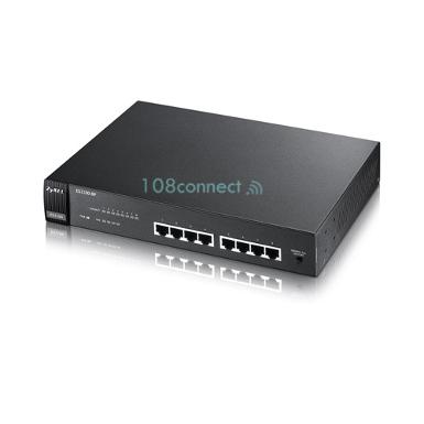 ZyXEL ES1100-8P 8-Port 10/100Mbps Fast Ethernet Unmanaged Switch, 4-Port PoE Max 64 Watt