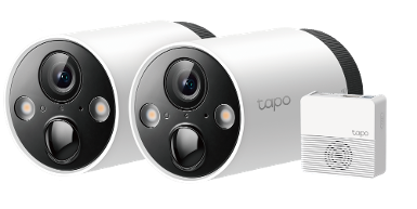 TP-LINK Tapo C420S2 Smart Wire-Free Security Camera System, 2-Camera System