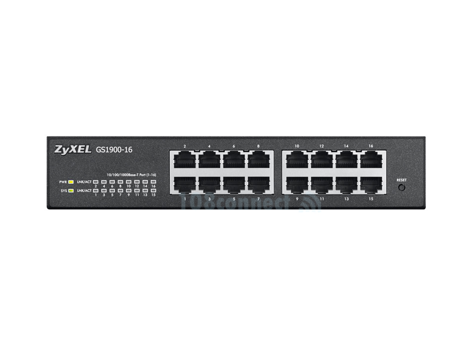 ZYXEL GS1900-16 Layer 2 Simple, Fast and Smart Managed Switches for Small Business Connectivity