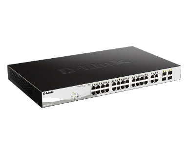 D-LINK DGS-1210-28P 28-Port Gigabit Smart Managed PoE Switch