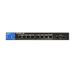 LINKSYS LGS310MPC 8-Port Managed Gigabit PoE+ Switch, Power Budget 110Watt