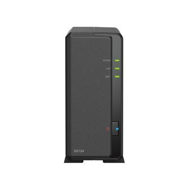 Synology DS124 1-bay Plus series model with Realtek RTD1619B 1.7GHz quad-core processor