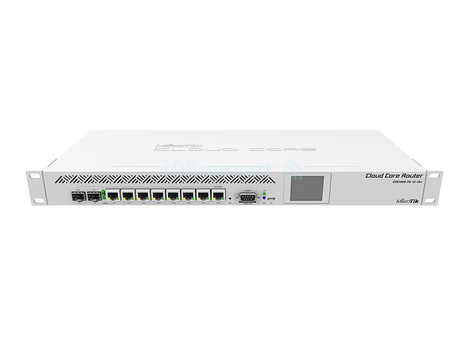 Mikrotik CCR1009-7G-1C-1S+ 1U rackmount, 7x Gigabit Ethernet,1x Combo port (SFP or Gigabit Ethernet)