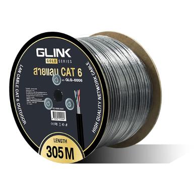 สายแลนภายนอก GLINK GLG6006 Lan CAT6 Outdoor 305M Gold Series