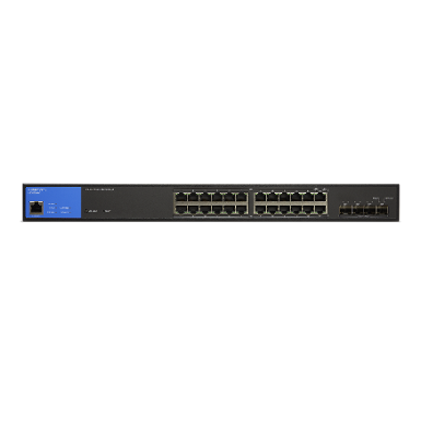 LINKSYS GS328MPC 24 port Managed Gigabit PoE+ Switch