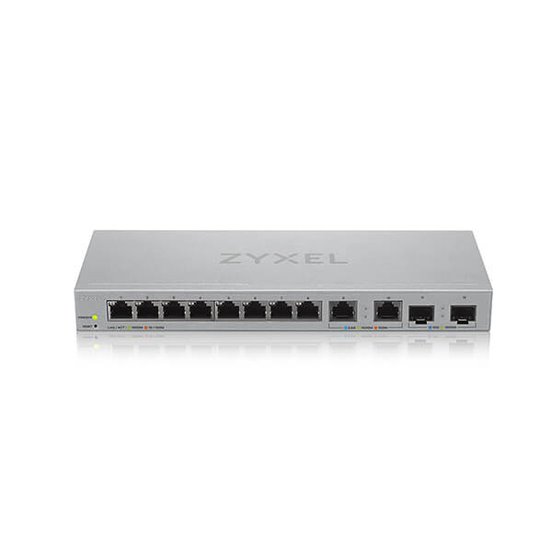 ZYXEL XGS1210-12 12-Port Web-Managed Multi-Gigabit Switch with 2-Port 2.5G and 2-Port 10G SFP+