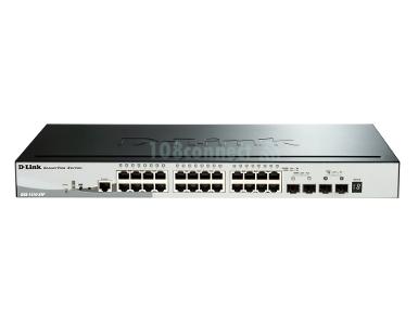 D-LINK DGS-1510-28P 28-Port Layer 3 Lite Smart Managed Gigabit PoE Switch with 2 10G Uplink