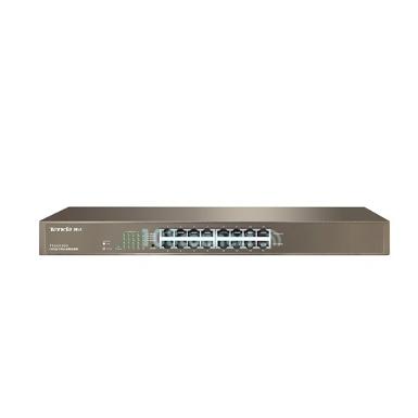 TENDA TEG1016G 16 Port 10/100/1000 Unmanaged Gigabit Switch, 1U Rack-mount steel case