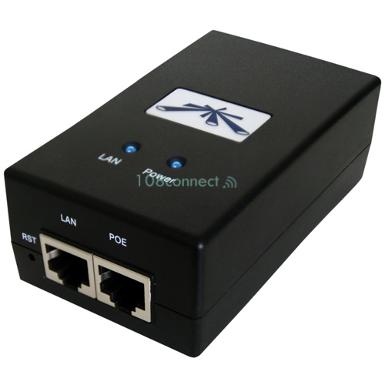 UBIQUITI POE-24-24W-G Passive PoE Injector, 24W Port Gigabit