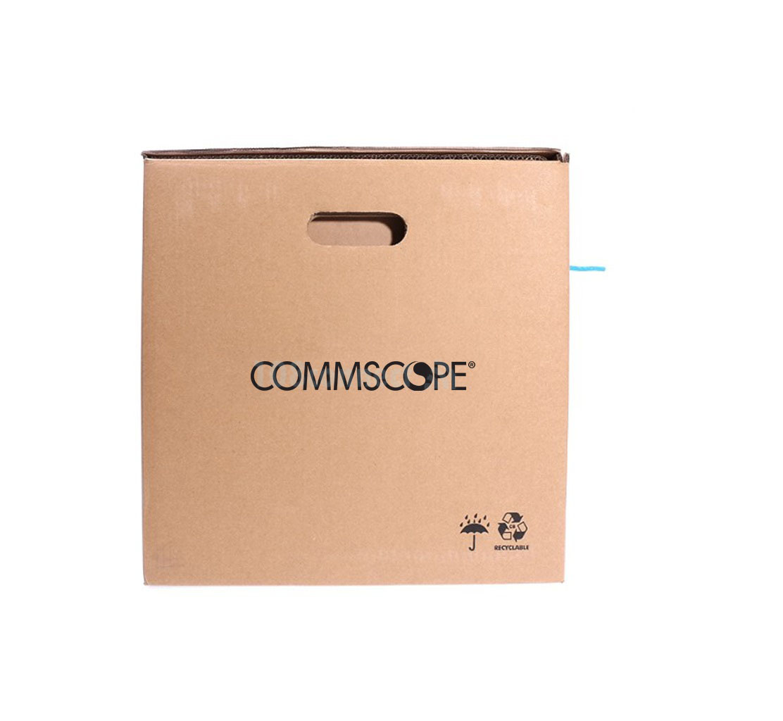 COMMSCOPE 1427071-6-BX CABLE,CAT6,4P,UTP,24AWG,75C,CM,BLUE,305M, สีฟ้า