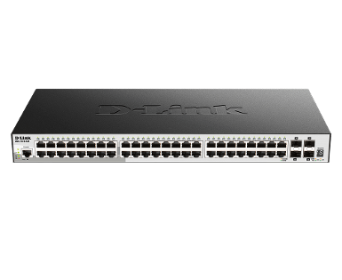 D-LINK DGS-1510-52X 52-port Gigabit Layer 3 Smart Managed Switch with 4-port 10G Uplinks