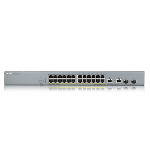 ZYXEL GS1350-26HP 24-port 100/1000 Mbps+ 2 Combo Port RJ45+SFP Managed PoE Switch, Power budget 375W