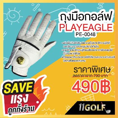รหัสสินค้า PE-0048 GLOVE PLAYEAGLE&nbsp; ผลิตจากหนังแกะคุณภาพสูง มาพร้อมกับเทคโนโลยี Micro-PurTM ซึ่งจะช